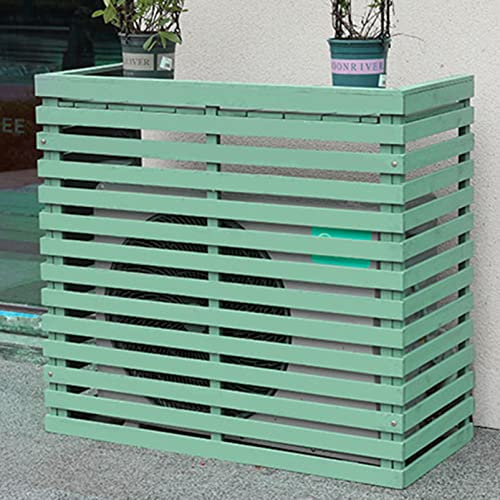 Sichtschutz für den Außenbereich, Klimaanlagenabdeckung, Klimaanlagenzaun, Mülleimergehäuse, Kondensator, verstecktes Garten-Balkon-Pflanzenregal, freistehender Klimaanlagenständer, Blumenständer/Gr