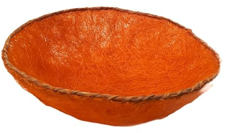 Pandecor Comarco Sa - Cesta de paja, naranja, 28 cm