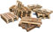 MiniArt 49016 1:48 Holzpaletten Set (20) - originalgetreue Nachbildung, Modellbau, Plastik Bausatz, Basteln, Hobby, Kleben, Modellbausatz, Zusammenbauen, unlackiert