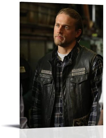 NeBaln Charlie Hunnam Schauspieler-Poster auf Leinwand, Wandkunstdruck, Foto, Bild, Gemälde, Raumdekoration, Heimdekoration, 40 x 60 cm