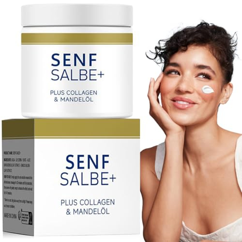Senfsalbe Plus – Effektive Senfsalbe Gegen Cellulite & Die Original Aktiv Senfsalbe Gegen Cellulite | Intensive Feuchtigkeitspflege für Bauch, Beine, Po, Oberschenkel und Oberarme