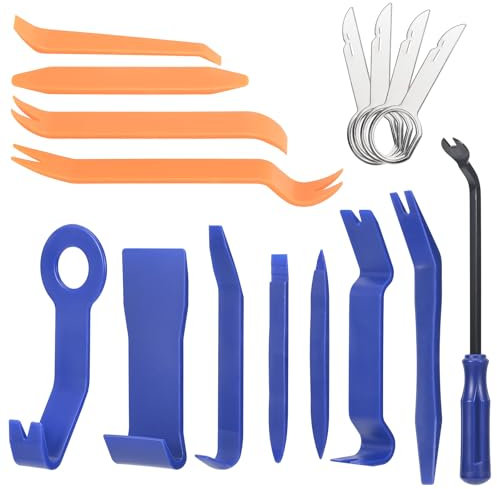 LUXECOVE 16-teiliges Auto-Hebel-Werkzeug-Set, Auto-Entfernungswerkzeug-Set zum Entfernen von Auto-Verkleidungswerkzeugen, car Accessories Interior,autoteile, türverkleidung Werkzeug