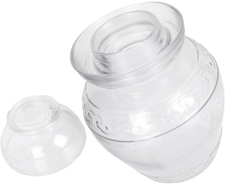 OFFSCH Frasco De Vidrio para Fermentación Recipiente De Encurtidos Tapa Hermética