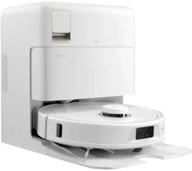 roborock Qrevo MaxV (avec RDS) Robot Aspirateur Blanc avec recharge automatique et station de séchage