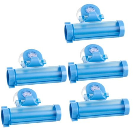 GOOHOCHY 5stücke Zahnpastapresse Saugnapf Zum Aufhängen Zahnpasta-extruder Für Tuben Kosmetika Lotionen Cremes Farben Sparen Sie Geld Und Reduzieren Sie Verschwendung