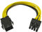 6-Pin-auf-8-Pin-GPU-Adapter,6-auf-8-Pin-GPU-Adapter - Grafikkartenkabel | Stabiler PCIe-Konverter, PCIe-Adapter,PCI-Express-Kabel, effektiver GPU-Adapter für verbesserte Computer
