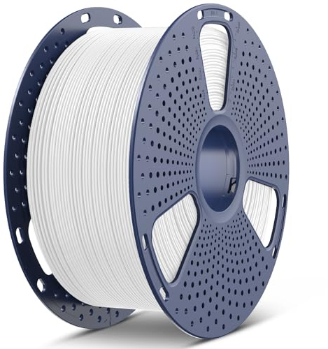 SUNLU Large Spool 3KG PLA Plus Filament, 3kg Spule Weiß | 3D Drucker PLA+ Filament 1.75mm ±0.02 mm, Härter und Stärker