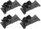 NUOBESTY 4 Pièces Charnière Pliante Auto Bloquante pour Table Angle Accessoire de Mobilier pour Bricolage Extensions