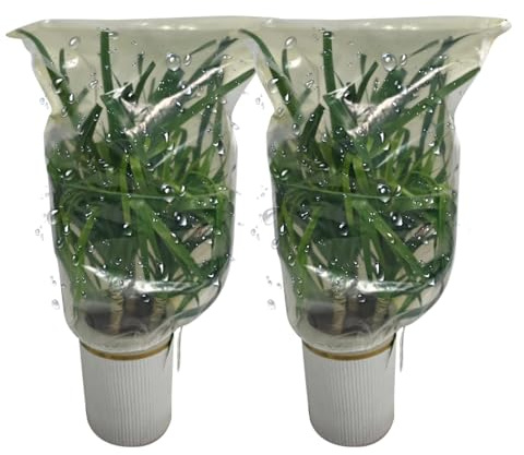 Opilroyn Winterpflanzenabdeckungen – 2 Stück Kordelzug-Stoffdecke transparent – 100,1 x 120,1 cm Winter-Frosttuch, Pflanzenschutz, für Gemüse, Obst, Ernte, Strauch, Baum, Rose, Rasen, Hof