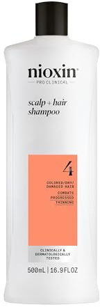 NIOXIN System 4 | Scalp Care | Thickening Shampoo | Colored Damaged Hair
