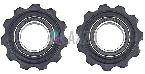 BBB Cycling, 11-T RollerBoys Jockey Wheels, 9- 10- and 11-Speed SRAM Compatible, For Urban and Road Bikes, Internal Lubricant System, Bushings Included BDP-05
