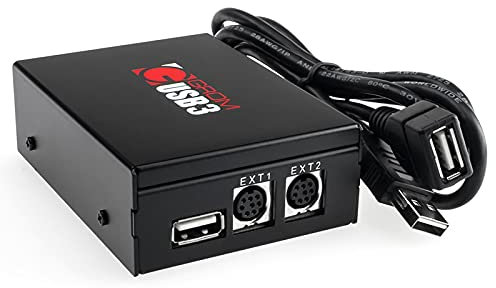 GROM Audio USB3 (MAZ8U3) Adapter geeignet für iPod + iPhone + Android + USB Integration mit Textanzeige kompatibel mit Mazda an Baujahr 2009 wie z.B. Mazda 3, Mazda 5, Mazda 6 und Mazda CX-7