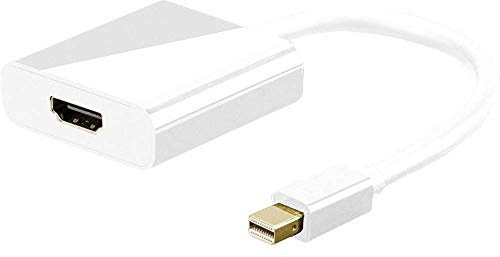 Goobay 67880 Mini DisplayPort/HDMI Adapter Cable 1.2 Gold-Plated - Mini DisplayPort Male to HDMI Female (Type A)