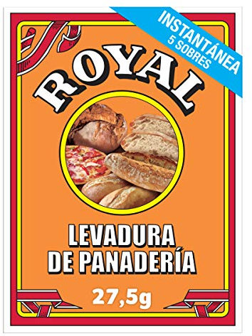 Royal Levadura de Panadería Deshidratada, Preparado en Polvo, Pack 5 x 5,5 g - 27,5 g