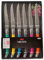 Fackelmann Nirosta. Set di 6 coltelli per Carne Design Lama forgiata in Acciaio Inox di altissima qualità, Inossidabile, Multicolore, NC