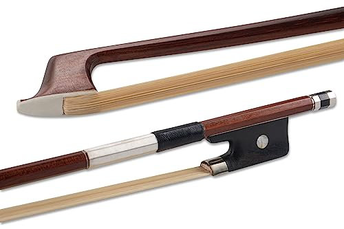 GEWA Pure Arco per viola 4/4 - Crini Naturali - Asta Ottagonale - Nasetto in Ebano