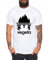Goku Super Saiyan Herren T-Shirt One Goku Dragon Master Son Ball Vegeta Turtle Roshi Piece Golds Db, Farbe:Weiss;Größe:L
