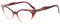 Eyekepper Cateyes Damen Lesebrille (Rot-Transparent, 1.00)