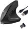 Mouse sem fios rato ergonómico Vertical, rato recarregável, rato 2,4 GHz, 5 botões 3 dpi Protege Especialmente para PC, Macbook