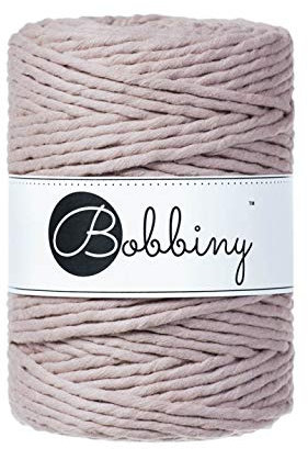 Bobbiny Makramee Kordel 5 mm - 100 m wählbar (Perle)