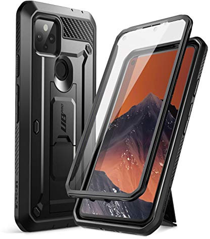 SUPCASE Unicorn Beetle Pro Series Coque Robuste avec Protection d'écran intégrée pour Google Pixel 4A 5G (2020) 6,2 Noir