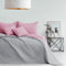 AmeliaHome Tagesdecke rosa grau 240x260 Bettüberwürf zweiseitig Ultrasonic Steppung Polyester Softa