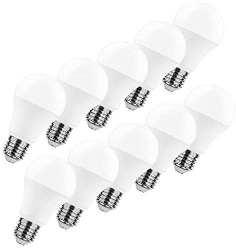 LumCa 10er Pack A65 LED Glühbirne 15W tageslicht E27 ersetzt 95W | 6000 Kelvin | 1520 Lumen | nicht dimmbar | 220-240V | 270° Abstrahlwinkel| Glühbirne E27 | LED Birne E27 | Leuchtmittel e27
