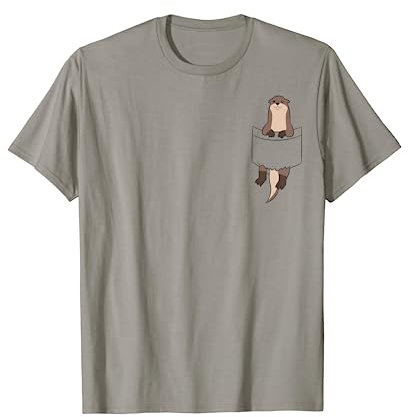 Otter in der Tasche Seeotter Liebe Otter T-Shirt
