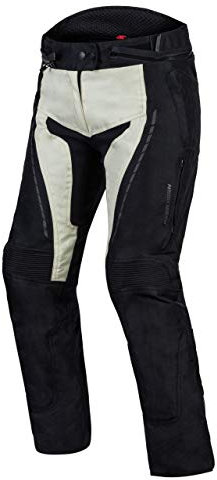 REBELHORN Hiker III Textile Motorradhose für Frauen Membran-Knieschützer rutschfeste Paneele Reflektierende Elemente 4 Lüftungskanäle 2 Taschen
