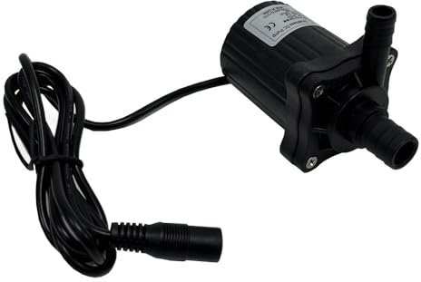 SHYSKY DC40-2470 5-24V 28.8W Micro bomba de agua CC sin escobillas 7M de elevación, flujo 660LPH, bomba de agua sumergible centrífuga de accionamiento magnético, bajo nivel de ruido