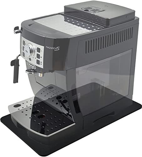 Premium Acrylglas Gleitbrett für den De'Longhi Kaffeevollautomat der Magnifica Serie | 45 x 27 cm | Made in Germany (Weiß Hochglanz)