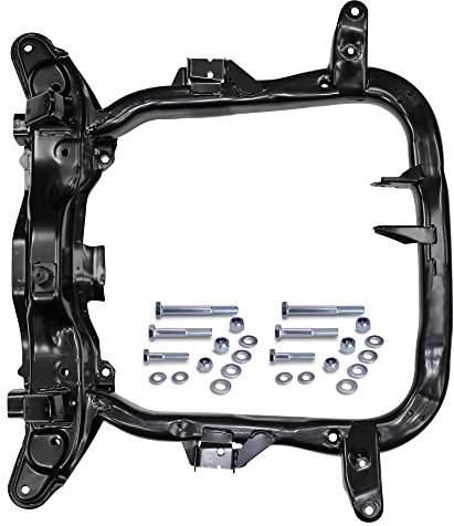 BESTPRICE 1x Achskörper vorne Motorträger, 6x Befestigunsgsschrauben für Querlenker, Kompatibel mit OPEL COMBO,CORSA C (X01), MERIVA A (X03), TIGRA TwinTop (X04)