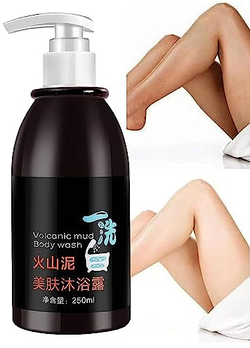 3-in-1 Effektive vulkanische Schlammhautaufhellung, Körperlotion, 250 ml, Lifusha, vulkanischer Schlamm, Körperwäsche, Aufhellung, Badeaufhellung,Schlamm, tiefenreinigend,schnell aufhellend (1 Stück)
