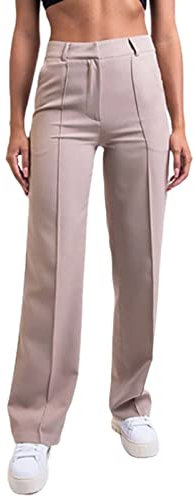 Cyber of Monday 2023 Pantalon Toile Femme Taille Haute Pantalon Hopital Femme Pantalon Rose Fushia Femme Pantalon Coupe Droite Femme Pantalon Soiree Femme Day Prime Buy Again