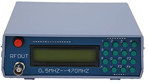 DEWIN Generador De Señal, Generador De Señal RF Modulación De Audio Acondicionamiento De Fuente De Señal Radio 800 Hz 0,5 MHZ-470 MHz