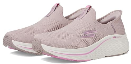 Skechers MAX Cushioning Elite 2.0 Eternal, Zapatillas Mujer, Purple Textile/Pink Trim, 40 EU