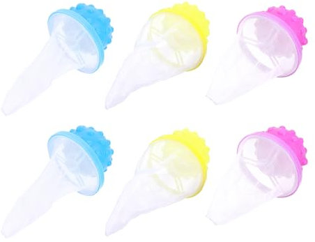 jojofuny 6pcs Washer Mesh Pouches for Laundry Hair Removal Fine Mesh Lint Collector Bags Efficient Debris and Hair Catcher for Washing Machine Safe and Material