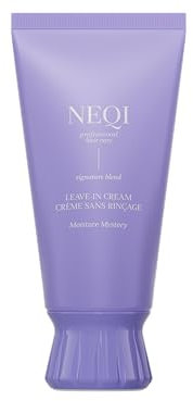 NEQI MOISTURE MYSTERY Leave-In Cream 200ml – Feuchtigkeitsspendende Haarpflege mit Hitzeschutz, Anti-Frizz, Vegan, Sulfatfrei, Für Alle Haartypen, Professionelle Performance
