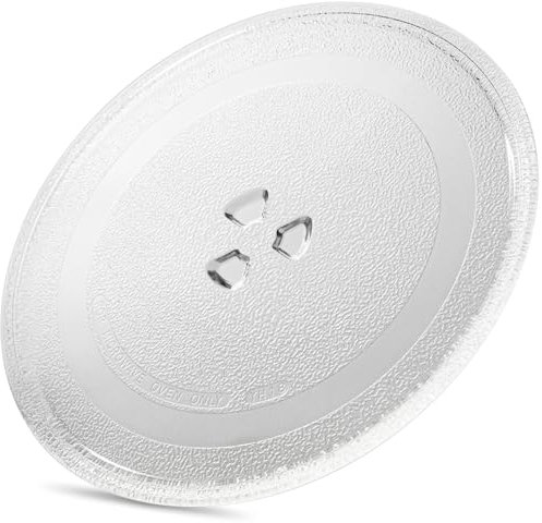 Plateau tournant Ø 245 mm pour micro-ondes Plateau tournant en verre Plateau tournant de rechange Plateau tournant en verre pour micro-ondes Plateau tournant en verre avec 3 picots