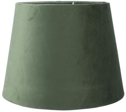 Tischlampenschirm Grün, Handgefertigter Stoff Lampenschirm, für Tischlampen, Stehlampen, Pendellampe, Wandleuchte, Hängelampe und Kronleuchter, kompatibel mit E27 und E14 Fassungen