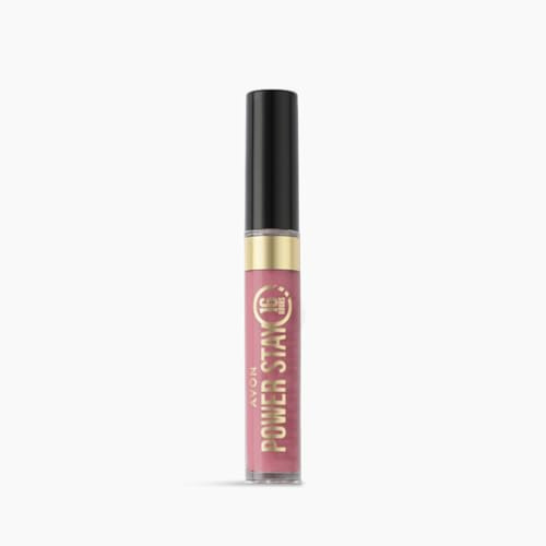 AVON Tinta Labbra Power Stay - Persistent Pink | Lip Stain A Lunga Tenuta, Colore Intenso Per Una Durata Fino A 16 Ore | Rossetto Lunga Durata E Confortevole Con Formula Leggera | 6ml