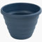 FEELIT Beehive Plastic Planter 22L Large Capacity Soft Grey Upcycled Garden Planter for Flowers/Vegetables/Plants Indoor and Outdoor Use Pot - Lightweight & Weather Resistant 32cm Pot Round Navy Blue