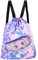 Borsa piscina bambina, Zaino mare bambina, Borsone piscina, Zaino per bambini, borsa spiaggia, borsa impermeabile interna, regolabile, tasca per scarpe individuale, per i Bambini in Piscina（Viola）