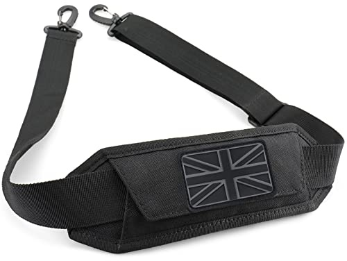 WYNEX Shoulder Strap Pad for Tactical Pouch, Universal Bag Strap with Detachable Thick Pad Single Shoulder Strap Replacement for Duffel Bags Crossbody Bag