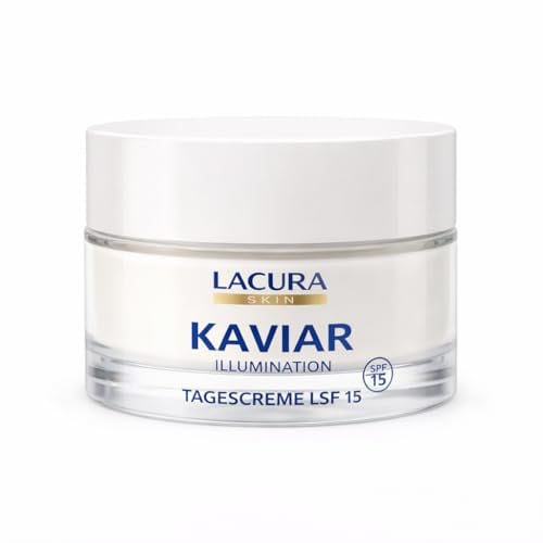 LACURA Skin Kaviar Illumination Tagescreme 50 ml – Mit Kaviar-Extrakt & Hyaluronsäure, feuchtigkeitsspendende Pflege für den Tag, luxuriöse Gesichtspflege für reife Haut ab 40