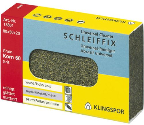 HaWe 1380.1 Schleiffix-Handklotz Grob in rot