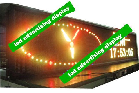 Gowe extérieur RGY affichage publicitaire LED Panneau avec haute luminosité défilement Message Board Taille 56 * * * * * * * * 168