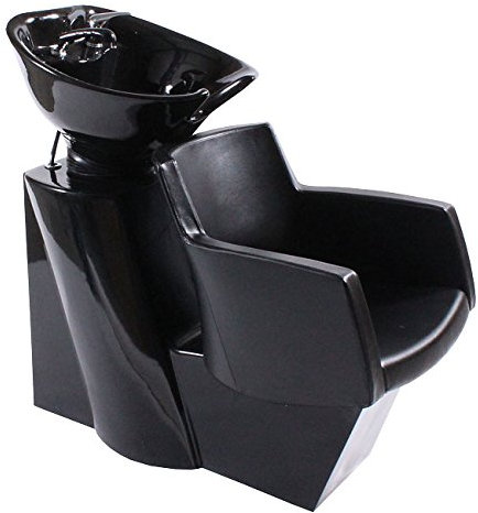 Friseurwaschsessel 255169 schwarz Friseursessel Waschsessel