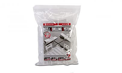 RUBI 2852 | Bridas de Nivelación para Cerámica | Brida de 2 mm para Baldosas Cerámicas de entre 3 y 12 mm | Para Formatos de 30x30 cm y Superiores | 100 unidades | BRIDA DELTA LEVEL SYSTEM