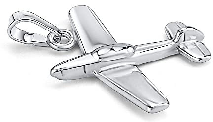 SILVEGO Ciondolo aereo in argento rodiato Sterling 925